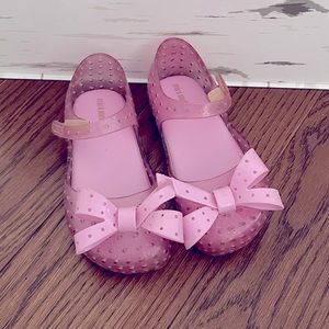 Mini Melissa Toddler Pink Jelly Sandal Size 10